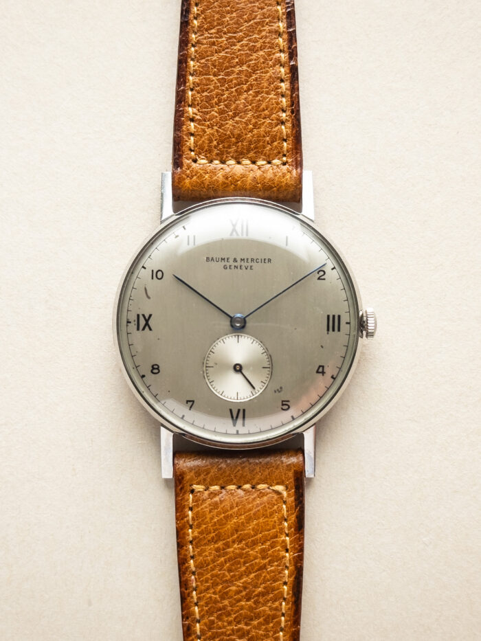 1950s Baume & Mercier Bauhaus Calatrava NOS