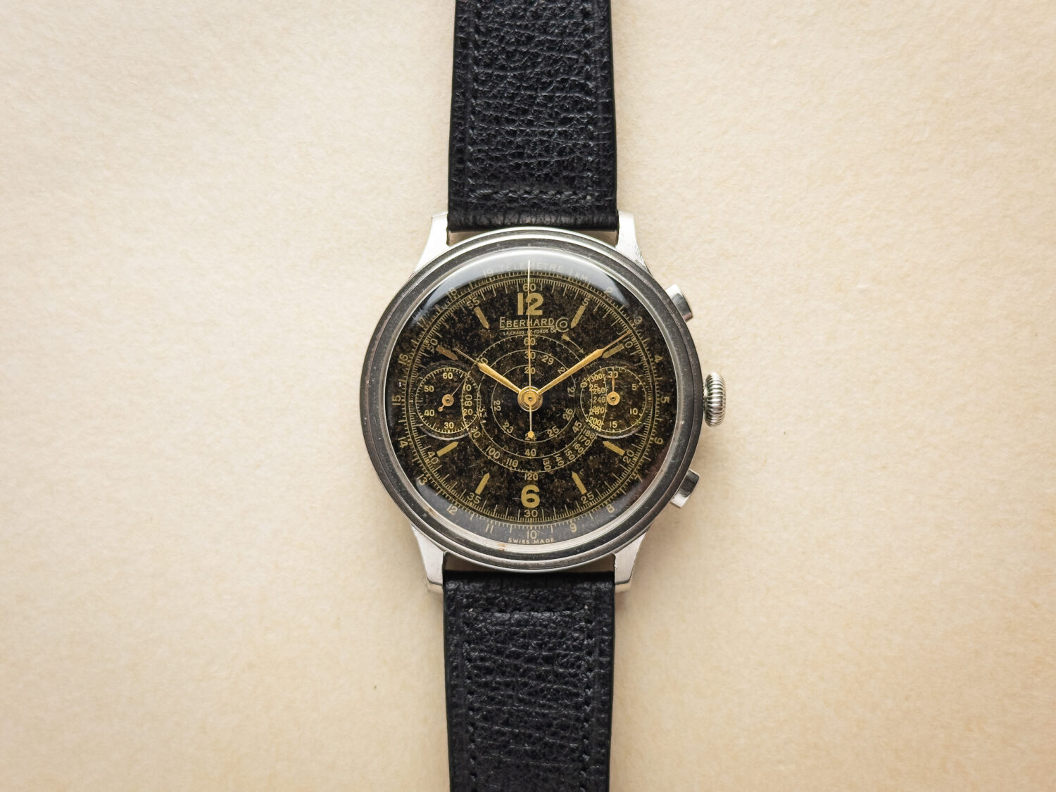 1940s Eberhard Pre-Extra Fort Chronograph - Image 2