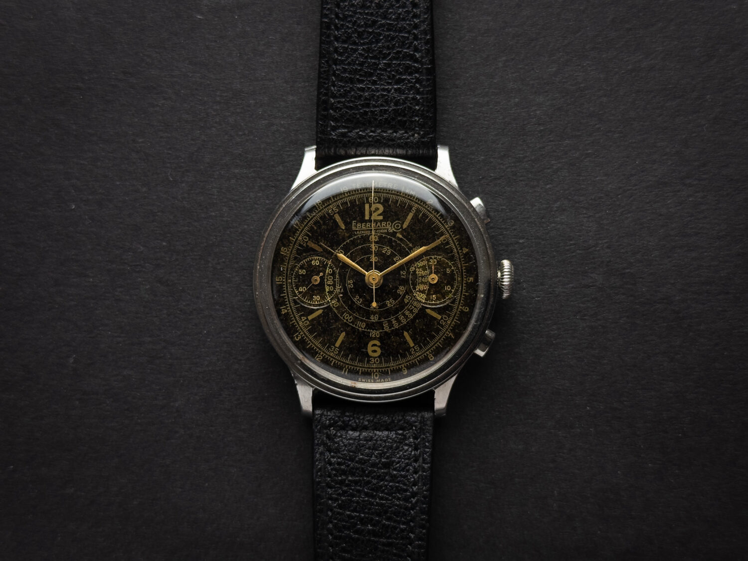 1940s Eberhard Pre-Extra Fort Chronograph