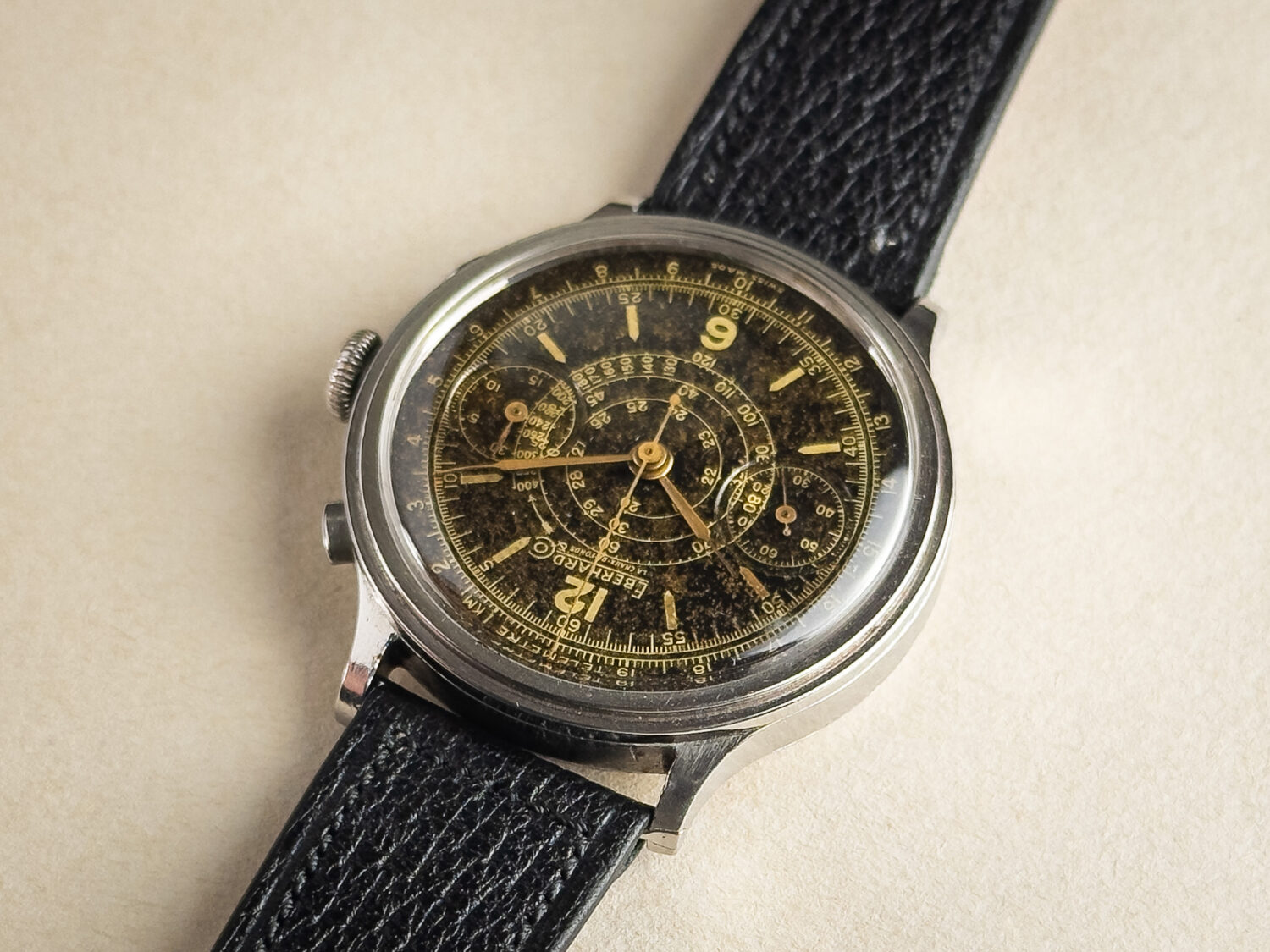 1940s Eberhard Pre-Extra Fort Chronograph - Image 5