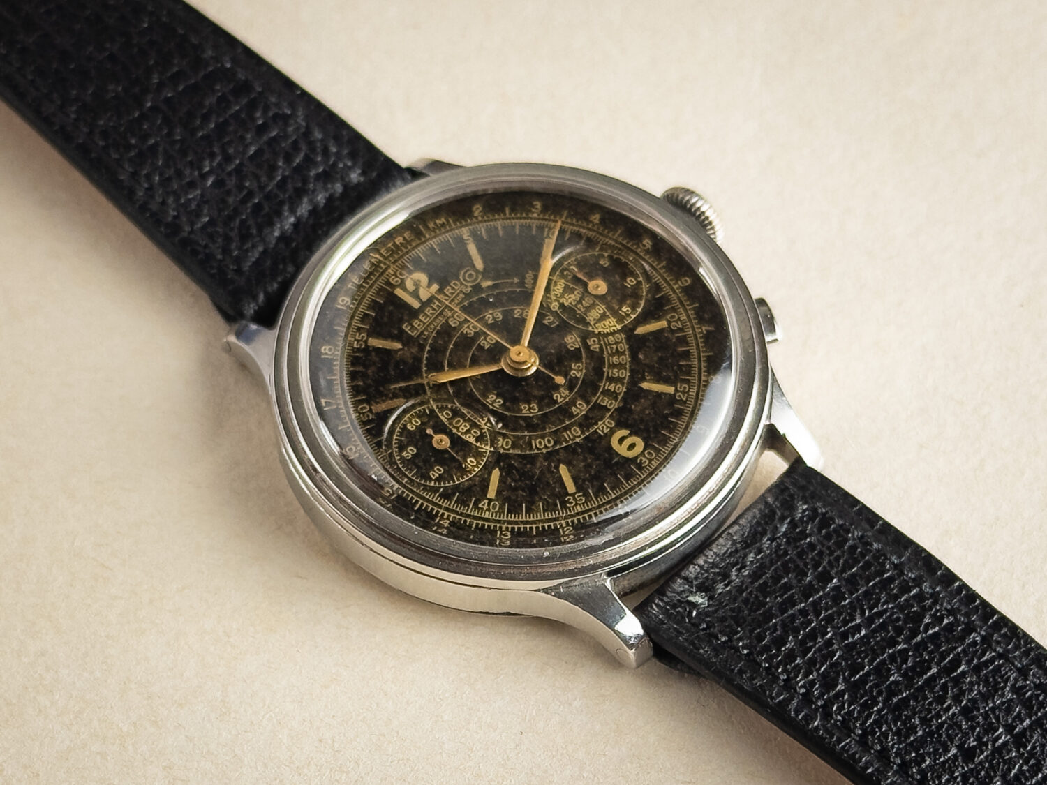 1940s Eberhard Pre-Extra Fort Chronograph - Image 6