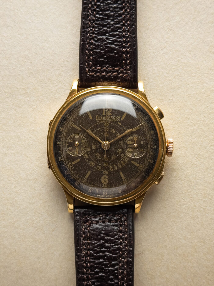 1940s Eberhard Pre-Extra Fort Chronograph Gold